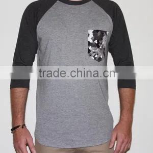 Custom Pocket Raglan Tees thumbnail-5