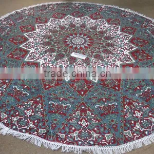 Yoga Mat Circle Roundie Mandala Tapestry Wall Hanging Throw Picnic Blanket thumbnail-2