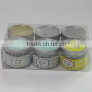 Metal Tin Candle With Metal Lid thumbnail-6
