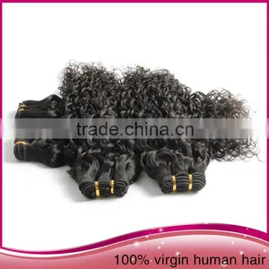 Aliexpress2015 Wholesale Price Kinky Curly Brazilian Virgin Hair Weaving thumbnail-5
