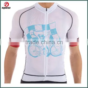 Custom Cool Design Cycling Jersey Lightweight Fabric With Factory Price thumbnail-1