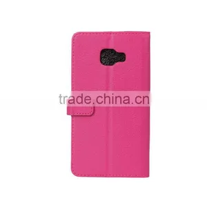 Luxury MMT PU Leather Case With Card Slot for Samsung C5 Litchi Grain Anti Shock Holder Frame Flip Wallet Case for Samsung C5 thumbnail-2