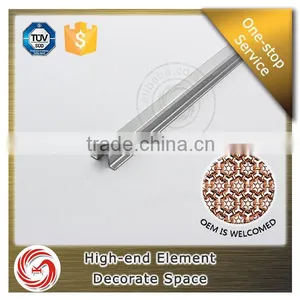 Mini Size U Shape Polish Stainless Steel Listello Tile Trim for Marble Edging thumbnail-1
