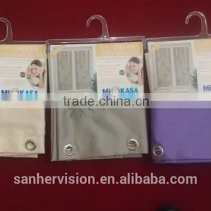 100% Polyester Laser Cut Bathroom Curtain thumbnail-1