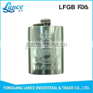 2016 New Design Stainless Steel Laser Hip Flask Bling Flasks thumbnail-3