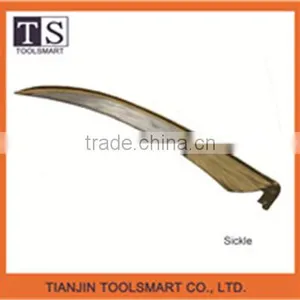 Steel Grass Tooth Sickle 34cm With Wooden Handle on Hot Sale thumbnail-3