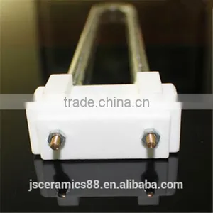 Energy Saving Alumina Ceramic Holder for Infrared Carbon Fiber Quartz Glass Heating Lamp Tube thumbnail-2