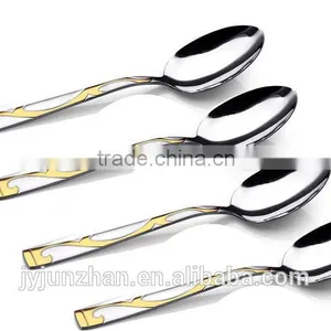 Gold Spoon With Hand Polishing and Nice Design-- 14different Handles for Choosing thumbnail-1
