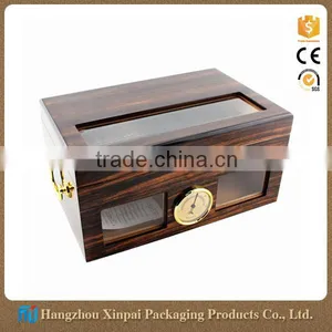 Wholesale Luxury Custom Unfinished Wooden Cigar Humidor thumbnail-1