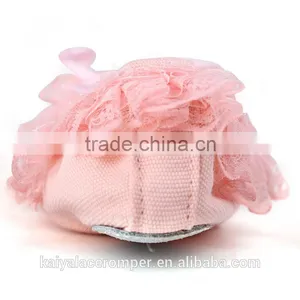 Pink Shoes With Lace Baby Dancing Shoes,Toddler Girls Soft Ballet Shoes thumbnail-6