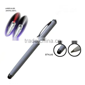 TM-22 4 in 1 Multi Founction Touch Pen , Laser Stlylus Pen thumbnail-1