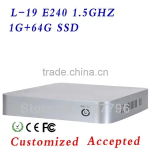 Htpc Computer Case Mini Atx Case Micro Atx Tower 1*RJ 45Lan Port Support Wifi Support Wireless Keyboard, Mouse and Touch Screen thumbnail-1