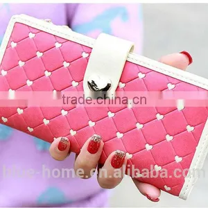 Latest Heart Design Long Hasp Ladies Purse Good Quality Showing Elegance thumbnail-3