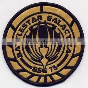 Circle Embroidery Fabric Paper Backing Badge thumbnail-1