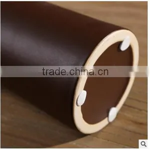 Chocolate Color Desk Tall Cylinder Vases From Jingdezhen Factory thumbnail-4