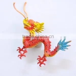 Handmade 6 Inch Plastic Dragon Shape Fridge Magnets With Single Pole, Promotion Toys thumbnail-2