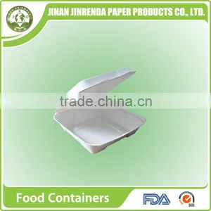 China Disposable 8" Food Containers With Sugarcane Pulp. thumbnail-1