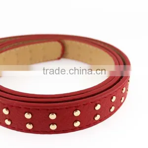 Women's Fashion Leather Stud Belt With Shiny Accessories in Yiwu thumbnail-6