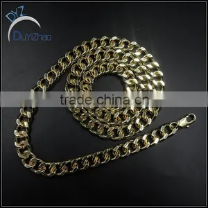 Hip Hop Gold Cuban Link Chains thumbnail-2