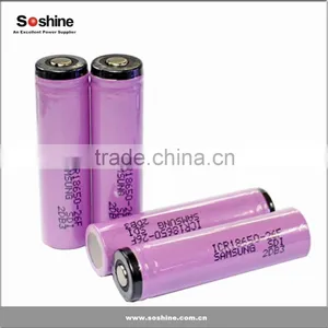 Samsung 18650 3.7V Rechargeable Battery 2600mAh With Protected 3.7V ICR18650-26F Samsung Sdi 18650 Battery thumbnail-1