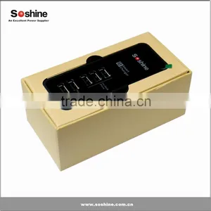 Soshine 3.1A 5 Port USB Portable Travel Charger Rapid Charger for IPhone IPad Android Devices Universal Usb Charger thumbnail-6