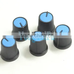 Potentiometer Knob Switch Cap Green Plastic Gear 15MMX16MM thumbnail-3