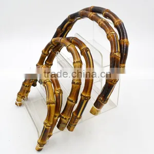 Accessory Bag Handle Clutch Box Purse Frame Custom Fashion Bamboo Handle thumbnail-2