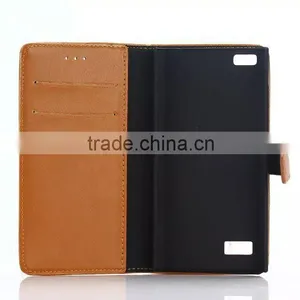 Most Popular Flip Pattern Wallet Leather Case for Blackberry LEAP With Stand thumbnail-4