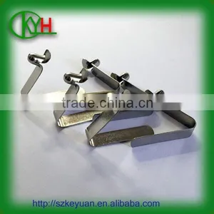 Custom Nickel Plated Steel u Shaped Small Flat Spring Clip thumbnail-6