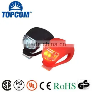 Bicycle Cycling Head Front Rear Wheel Light Silicone LED Light Quality Choice thumbnail-1