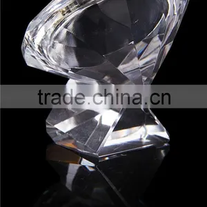 China Supplier Wholesale Round Shaped Crystal Trophy Clock ,crystal Trophy for Souvenir thumbnail-3