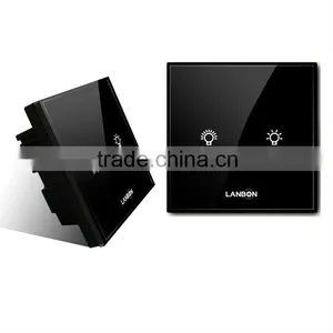 Black Touch Wireless 1-gang Dimmer Controller Long Working Life thumbnail-1