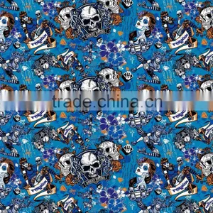 Dazzle Graphic Excellent Quality Sexy Skull Hydrographic Film No.DGDAD058 Hydrographic Film Feature Water Transfer Printing Film thumbnail-2