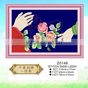 Chinese Style Counted Cross Stitch Kits, Cross Stitch Embroidery thumbnail-1