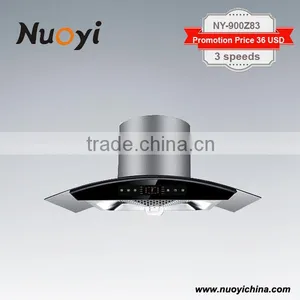 Tempered Glass Self Venting Commercial Range Hood thumbnail-1