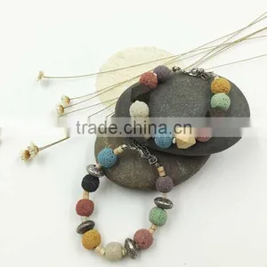 Bob Trading Custom Volcanic Lava Rock Stone Bracelet Women Fashion Jewelry Made in China thumbnail-1