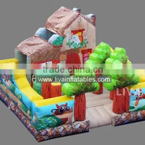 Outdoor Giant Inflatable Fun City, Inflatable Amusement Park, Inflatable Fun Land thumbnail-1