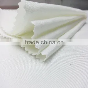 2016 Xiangsheng 30s Cotton/rayon Plain Dyeing Woven Pure White Tabby Fabric thumbnail-3