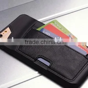2015 New Design for IPhone 6 Back Cover Leather Case With Card Slot, Card Slot Back Cover for IPhone 6 thumbnail-3