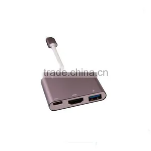 USB Type C 3.1 Hub to 4 Ports USB 3.0 Adapter Converter for the MacBook thumbnail-4