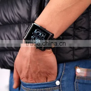 DM08 Smartwatch Luxury Leather IPS Business Wristwatch For Apple IPhone & Samsung Android Phone Luxury Bluetooth Smart Watch thumbnail-4