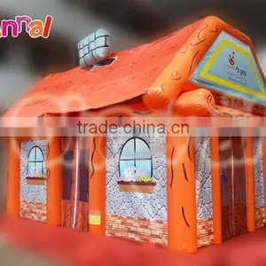 Orange Inflatable House, Inflatable Tent, Digital Whole Printing House thumbnail-1
