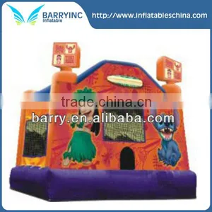 BY Air Castle Inflatable For Sale , Inflatable Carton Castle , Bouncy Castles Inflatables Hot Sale thumbnail-1