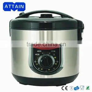 Non-Stick Coating Inner Pot Cylinder Shape Electric Multicooker With GS CE LVD RoHS Certificate thumbnail-2
