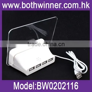 Message Board Alarm Clock With 4 Port 2.0 USB HUB thumbnail-2