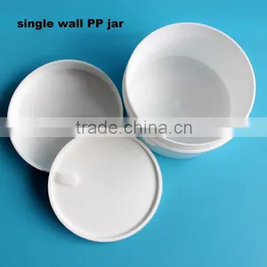 Plastic Manufacturing Jars Cosmetics, White Cream PP Jars With Lids thumbnail-6
