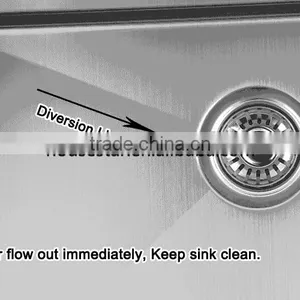 High Quality Stainless Steel Kitchen Designs Undermount Single Bowl Handmade Kitchen Sink thumbnail-4