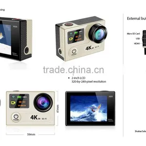 Hot Fashion EKEN H8 H8R 4K 30fps Action Camera 360VR Lens VR Mode 170 Degree Sport Camcorder thumbnail-3