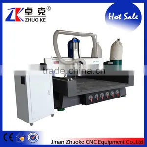 500MM High Z-Axis CNC Router Machine For Wood Acrylic PVC ZKM-1325 With Vacuum Table thumbnail-2