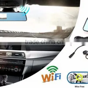 Full HD 1080P 5" Dual Camera Android GPS Navigation Wireless Wifi FM Reverse Parking Car DVR Rearview Mirror Recorder Dash Cam thumbnail-5